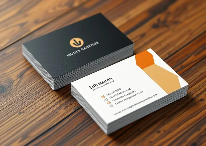 Premium corporate business card design featuring modern branding, luxury typography, and professional company identity.