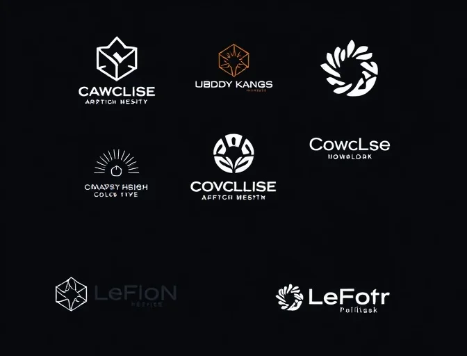 Creative logo design concepts developed to build a unique brand identity with memorable visuals for modern businesses and growing brands.