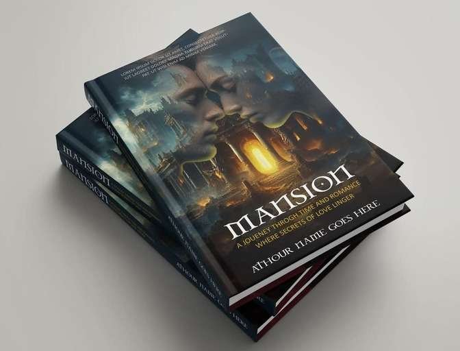 Creative book cover design created with professional print design techniques, eye-catching visuals, and modern layouts for publishing projects.