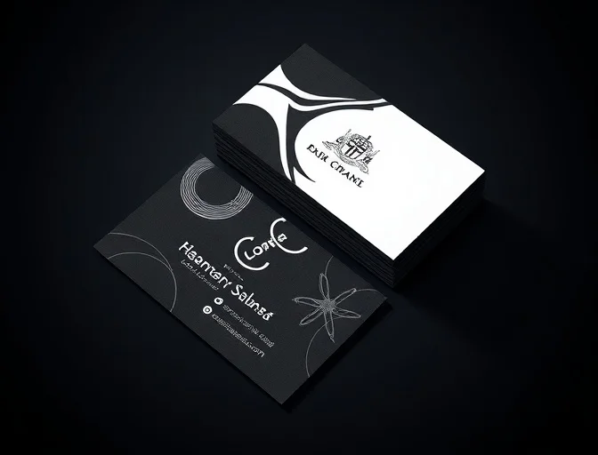 Custom business card design created with modern branding elements to strengthen brand identity and leave a professional business impression.