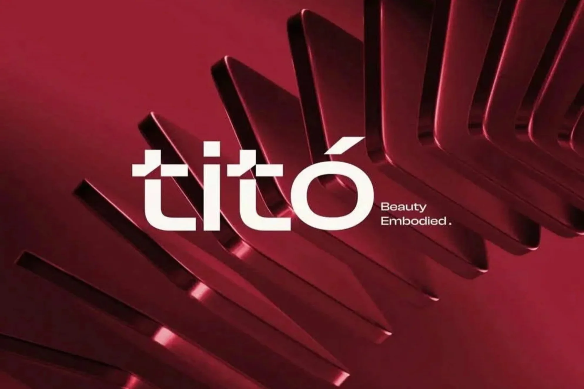 Beauty brand logo design for Titó featuring elegant typography, modern brand identity, and premium visual branding for cosmetic businesses.