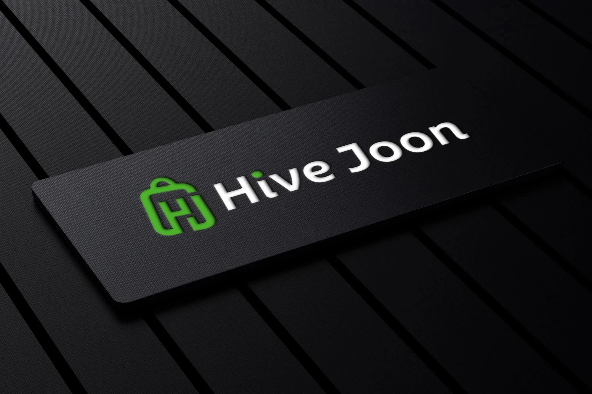 Creative logo design for Hive Joon featuring a modern brand identity with clean typography and a professional business logo concept.